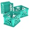 Storex Large File Crate, Teal 61670U03C - alternate 2